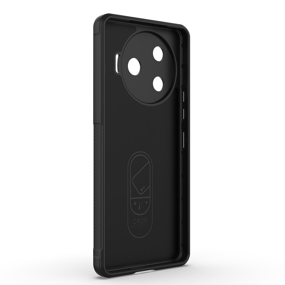 Tecno Spark 30 Pro Case Flexible TPU Hollow Back Surface Design Zore Ethnic Silicone Cover - 23
