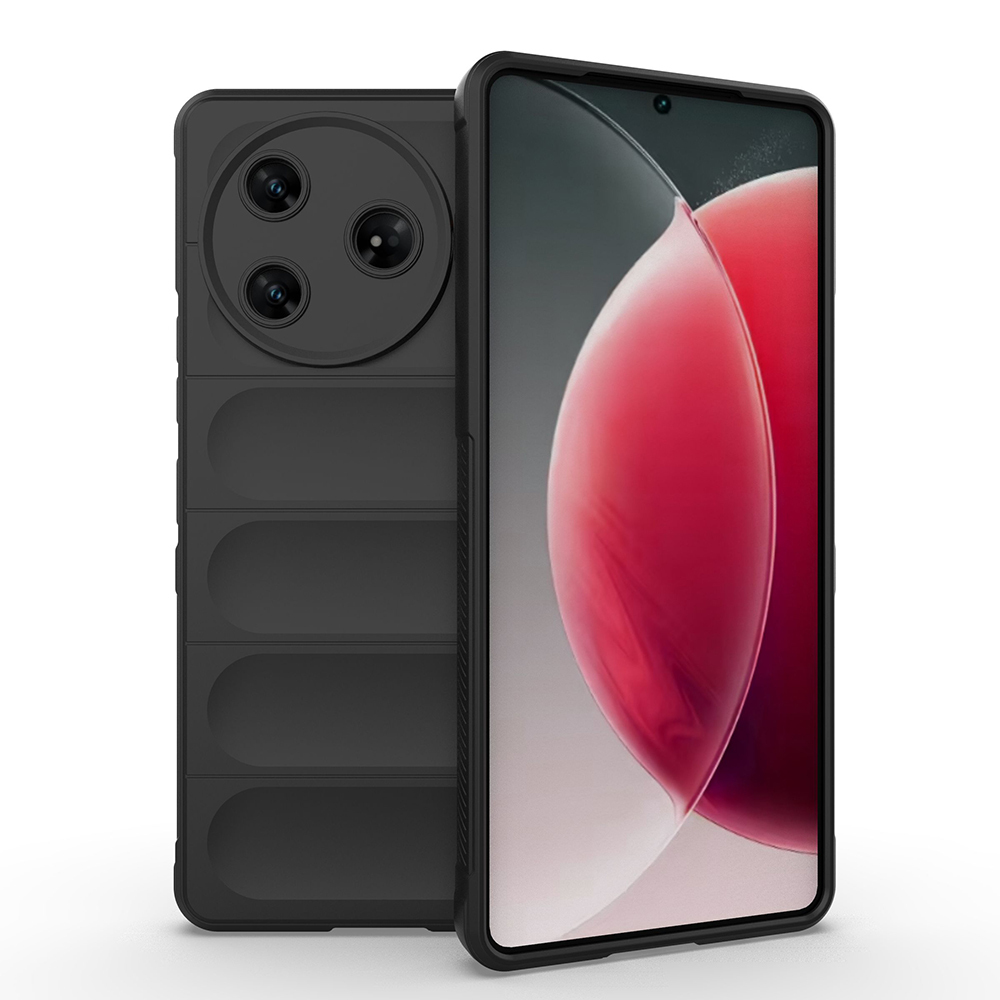 Tecno Spark 30 Pro Kılıf Esnek TPU Oyuklu Arka Yüzey Tasarımlı Zore Etnik Silikon Kapak - 1