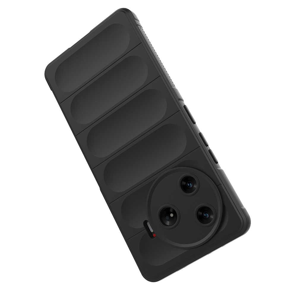 Tecno Spark 30 Pro Kılıf Esnek TPU Oyuklu Arka Yüzey Tasarımlı Zore Etnik Silikon Kapak - 18