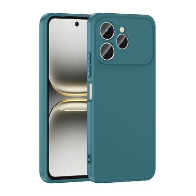 Tecno Spark 40 Case Zore Mara Launch Cover Dark Green