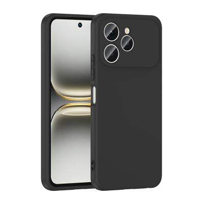 Tecno Spark 40 Case Zore Mara Launch Cover Black