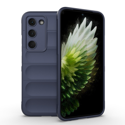 Tecno Spark 40 Pro Case Flexible TPU Hollow Back Surface Design Zore Ethnic Silicone Cover Navy blue