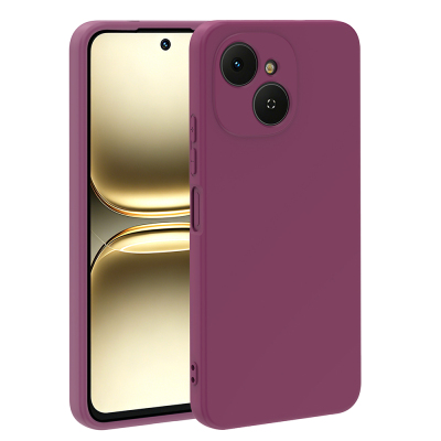 Tecno Spark 40C Case Zore Mara Lansman Cover Koyu Mor