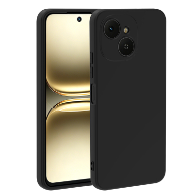 Tecno Spark 40C Kılıf Zore Mara Lansman Kapak Siyah