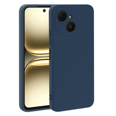 Tecno Spark 40C Kılıf Zore Mara Lansman Kapak Lacivert