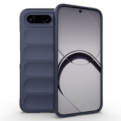 Tecno Spark 50 5G Case Flexible TPU Hollow Back Design Zore Ethnic Silicone Cover Navy blue