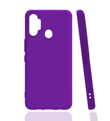 Tecno Spark 7 Pro Case Zore Biye Silicon Purple