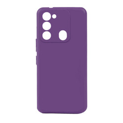 Tecno Spark 8C Case Zore Biye Silicon Purple