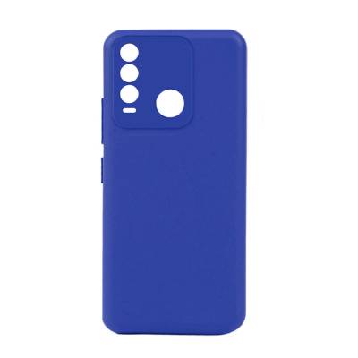 Tecno Spark 8T Case Zore Biye Silicone Blue