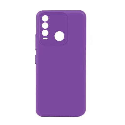 Tecno Spark 8T Case Zore Biye Silicone Purple