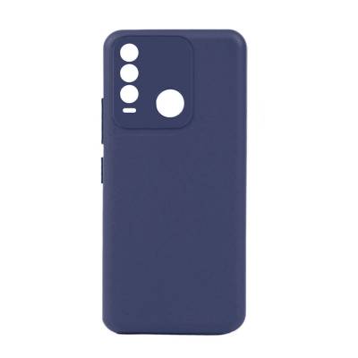 Tecno Spark 8T Case Zore Biye Silicone Navy blue