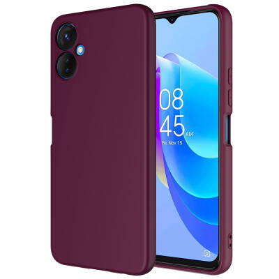 Tecno Spark 9 Pro Case Zore Mara Lansman Cover Koyu Mor