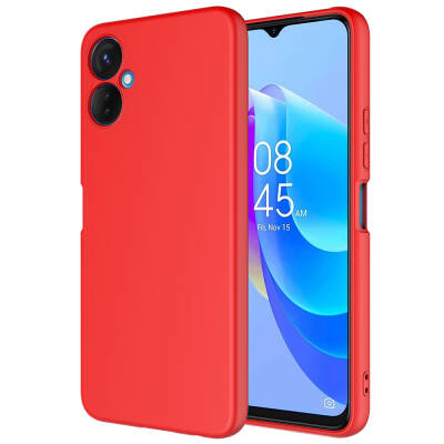 Tecno Spark 9 Pro Case Zore Mara Lansman Cover Red