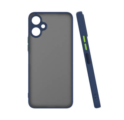 Tecno Spark 9T Case Zore Hux Cover Navy blue