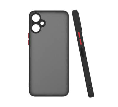 Tecno Spark 9T Case Zore Hux Cover Black