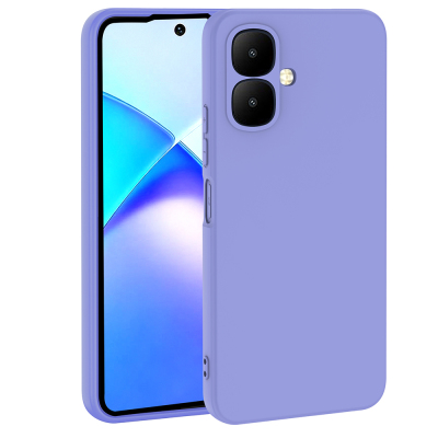 Tecno Spark Go 2 Case Zore Mara Launch Cover Lila