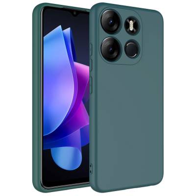 Tecno Spark Go 2023 Case Zore Mara Lansman Cover Dark Green