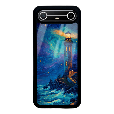 Tecno Spark Slim 5G Case with Camera Protection, Patterned Zore Lusi Cover Deniz Feneri