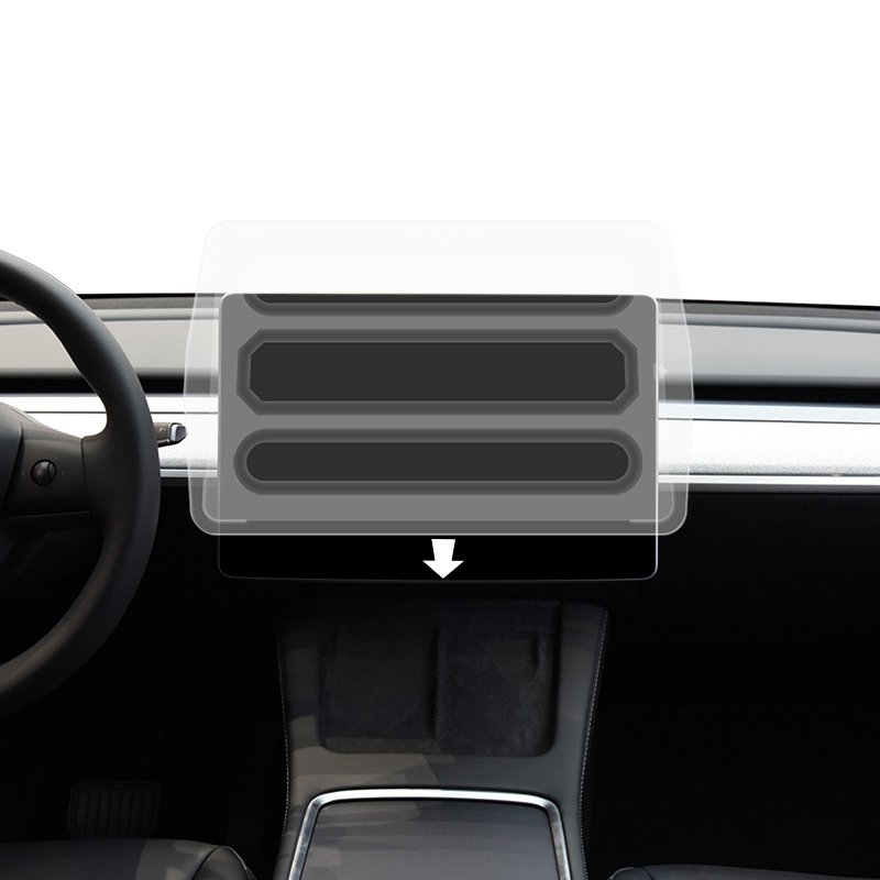 Tesla Model 3 CaseWorld Car Multimedia Applicator Screen Protector - 5