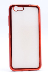 Turkcell T70 Kılıf Zore Lazer Kaplama Silikon Kırmızı