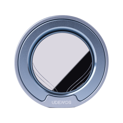Udemos Freedom Serisi FreeFlow 360 Derece Dönebilen Magnetik Ring Stand Telefon Tutucu Mavi