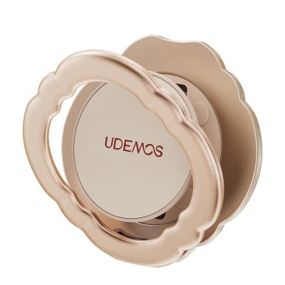 Udemos Grace Serisi FreeFlow 360 Derece Dönebilen Magnetik Ring Stand Telefon Tutucu Gold