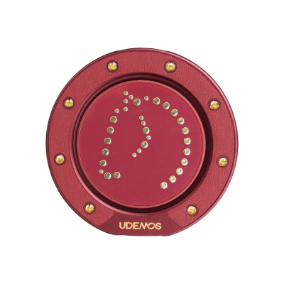 Udemos Wind Series FreeFlow 360 Degree Rotating Magnetic Ring Stand Phone Holder Red