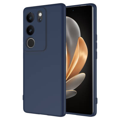 Vivo V29 5G Case Zore Mara Lansman Cover Navy blue