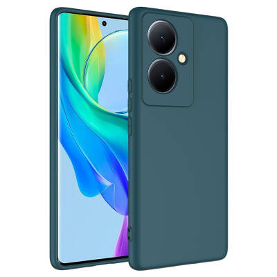 Vivo V29 Lite 5G Case Zore Mara Lansman Cover Dark Green