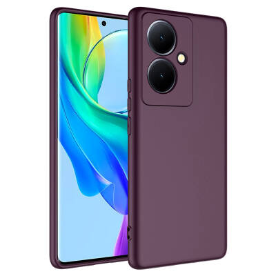 Vivo V29 Lite 5G Case Zore Mara Lansman Cover Koyu Mor