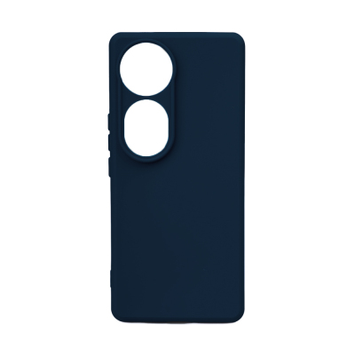 Vivo V40 5G Case Zore Biye Silicone Navy blue