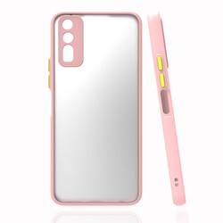 Vivo Y11S Case Zore Hux Cover Pink