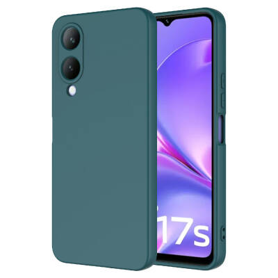 Vivo Y17S Case Zore Mara Launch Cover Dark Green