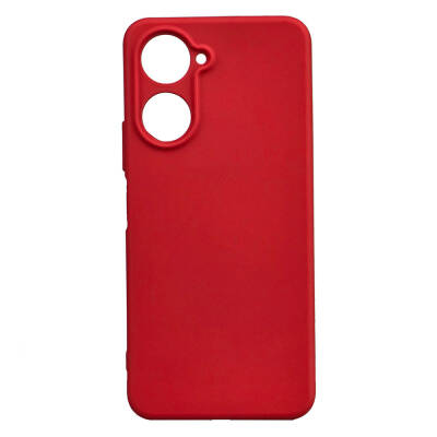 Vivo Y18 Case Zore Biya Silicone Red