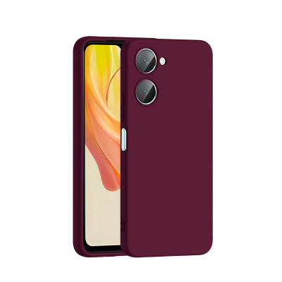 Vivo Y18 Kılıf Zore Mara Lansman Kapak Koyu Mor