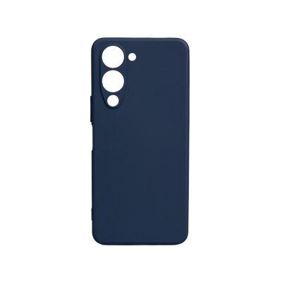Vivo Y19 Kılıf Zore Biye Silikon Lacivert