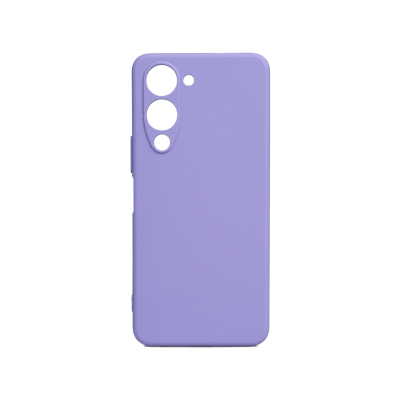 Vivo Y19 Kılıf Zore Biye Silikon Lila