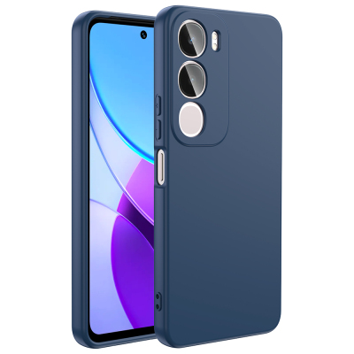Vivo Y19S Kılıf Zore Mara Lansman Kapak Lacivert