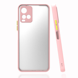 Vivo Y21S Case Zore Hux Cover Pink