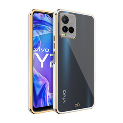 Vivo Y21S Case Zore Voit Clear Cover White