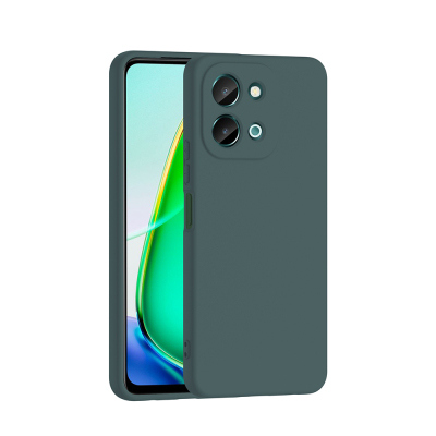 Vivo Y28 4G Kılıf Zore Mara Lansman Kapak Koyu Yeşil