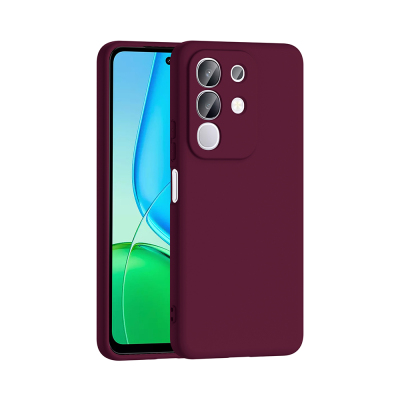 Vivo Y29 4G Kılıf Zore Mara Lansman Kapak Koyu Mor