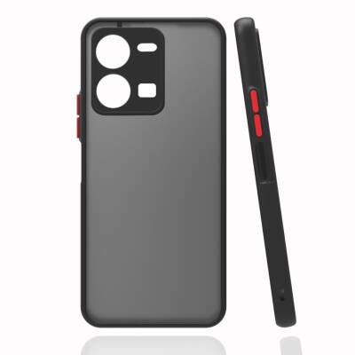 Vivo Y35 Case Zore Hux Cover Black