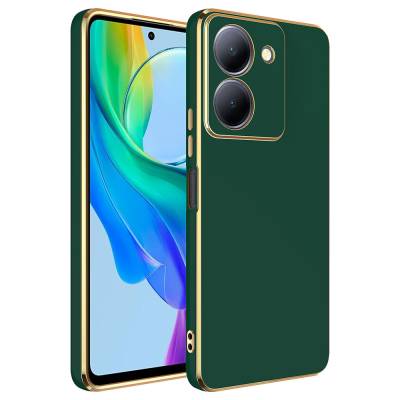 Vivo Y36 4G Case Zore Bark Cover Dark Green