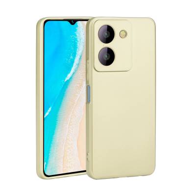 Vivo Y36 4G Case Zore Premier Silicone Cover Gold