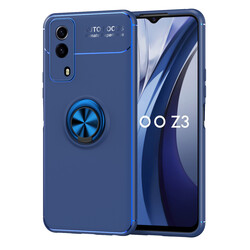 Vivo Y53S 4G Case Zore Ravel Silicon Cover Blue