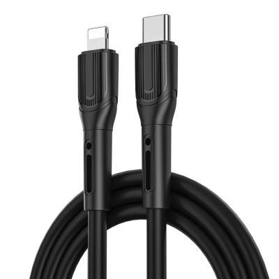 Wiwu Armor WI-C005 Cable End Protected Design 20W Type-C to Lightning PD Cable with Fast Charge 1M Black