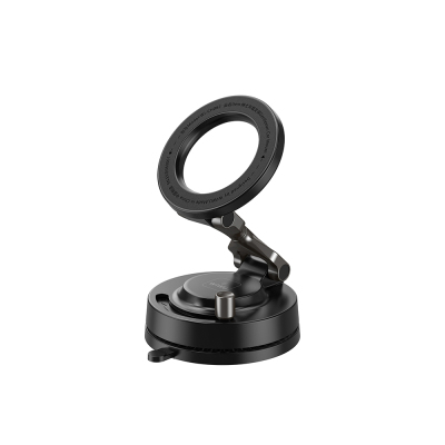 Wiwu CH-062 Gentleman 360 Degree Rotating Vacuum Car Phone Holder Black