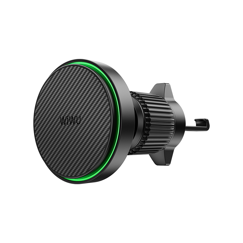 Wiwu CH-325 M-safe Charging Feature Aramid Fiber Qi2 Technology Ventilation Design Car Phone Holder 15W - 5