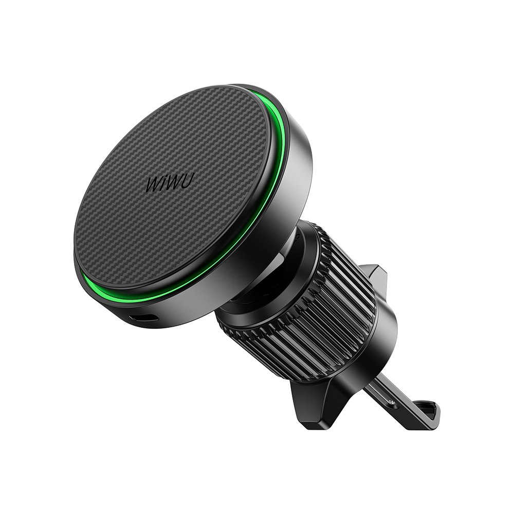 Wiwu CH-325 M-safe Charging Feature Aramid Fiber Qi2 Technology Ventilation Design Car Phone Holder 15W - 2